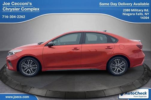 Fire Orange 2023 Kia Forte GT-Line
