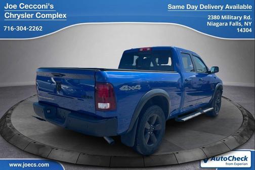 Blue Streak Pearlcoat 2019 RAM 1500 Classic Warlock Quad Cab 4x4 6'4' Box