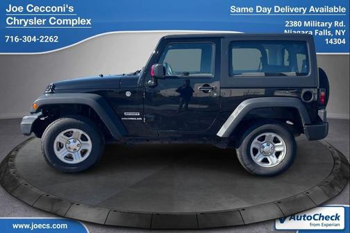 Black Clearcoat 2017 Jeep Wrangler Sport