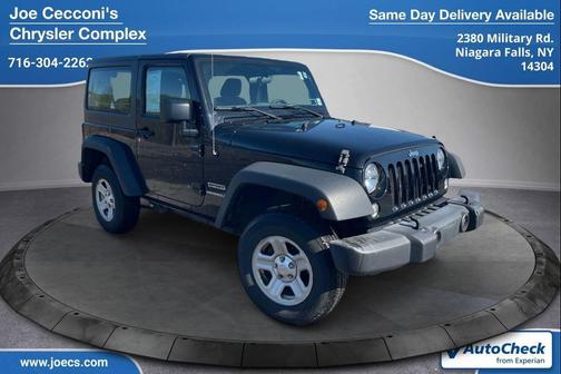 Black Clearcoat 2017 Jeep Wrangler Sport