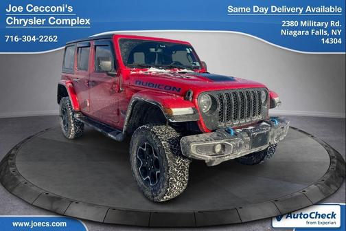 Firecracker Red Clearcoat 2022 Jeep Wrangler Unlimited 4xe Rubicon SUV