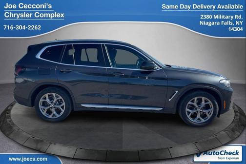 Dark Graphite Metallic 2022 BMW X3 xDrive30i