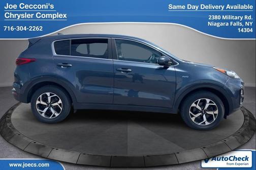 Pacific Blue 2021 Kia Sportage LX