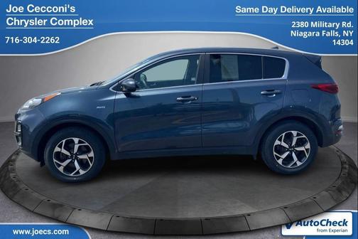 Pacific Blue 2021 Kia Sportage LX