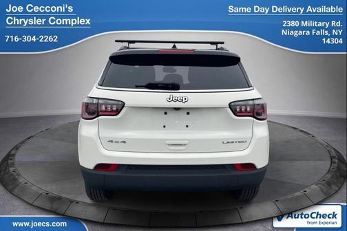 White Clearcoat 2018 Jeep Compass Latitude