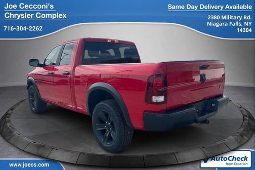 Flame Red Clearcoat 2022 RAM 1500 Classic Warlock Quad Cab 4x4 6'4' Box
