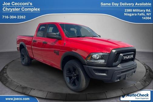 Flame Red Clearcoat 2022 RAM 1500 Classic Warlock Quad Cab 4x4 6'4' Box