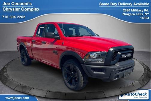 Flame Red Clearcoat 2022 RAM 1500 Classic Warlock Quad Cab 4x4 6'4' Box