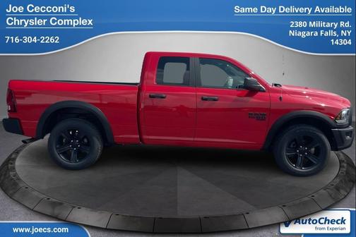 Flame Red Clearcoat 2022 RAM 1500 Classic Warlock Quad Cab 4x4 6'4' Box