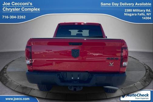 Flame Red Clearcoat 2022 RAM 1500 Classic Warlock Quad Cab 4x4 6'4' Box