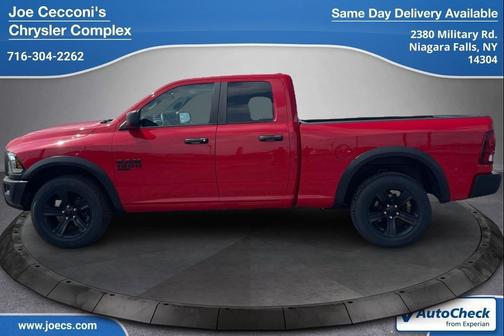 Flame Red Clearcoat 2022 RAM 1500 Classic Warlock Quad Cab 4x4 6'4' Box