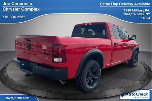 Flame Red Clearcoat 2022 RAM 1500 Classic Warlock Quad Cab 4x4 6'4' Box