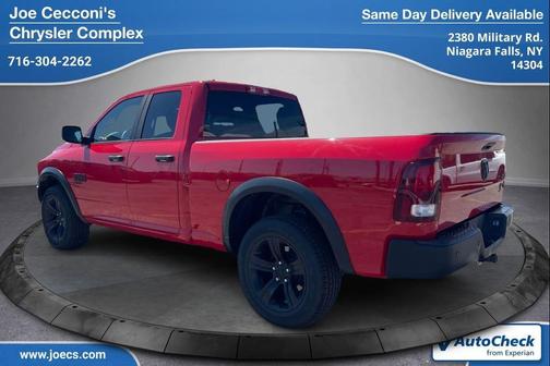 Flame Red Clearcoat 2022 RAM 1500 Classic Warlock Quad Cab 4x4 6'4' Box