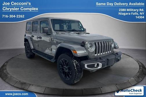 Sting-Gray Clearcoat 2021 Jeep Wrangler Unlimited 4xe Sahara SUV