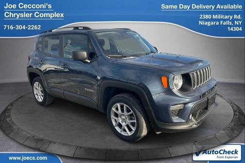 Slate Blue Pearlcoat 2022 Jeep Renegade Latitude SUV