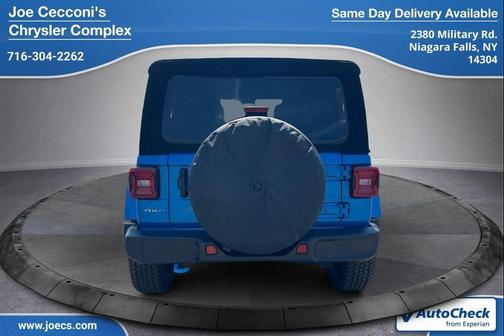 Hydro Blue Pearlcoat 2024 Jeep Wrangler 4xe Sahara