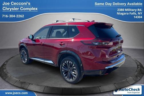 Scarlet Ember Tintcoat 2026 Nissan Rogue Platinum