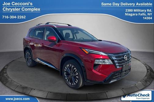 Scarlet Ember Tintcoat 2026 Nissan Rogue Platinum