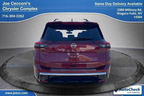 Scarlet Ember Tintcoat 2026 Nissan Rogue Platinum