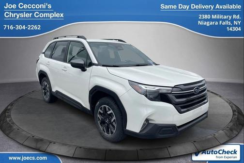 Crystal White Pearl 2025 Subaru Forester Premium