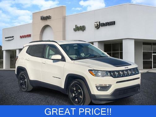 White Clearcoat 2020 Jeep Compass Latitude