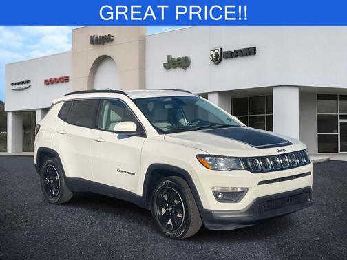White Clearcoat 2020 Jeep Compass Latitude