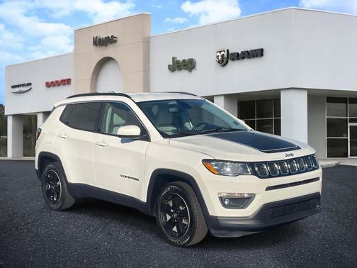 White Clearcoat 2020 Jeep Compass Latitude