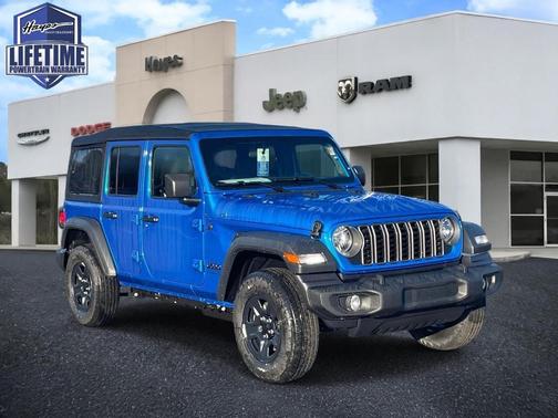 Hydro Blue Pearlcoat 2026 Jeep Wrangler Sport