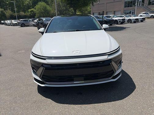 Serenity White 2024 Hyundai SONATA Hybrid Limited