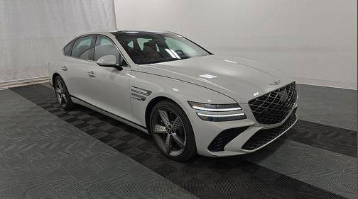 Gray 2025 Genesis G80 3.5T Sport Prestige AWD
