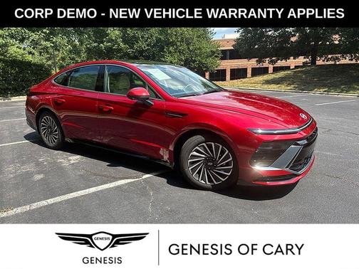 Ultimate red 2025 Hyundai SONATA Hybrid Limited