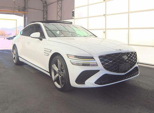 White 2025 Genesis G80 3.5T Sport Prestige AWD