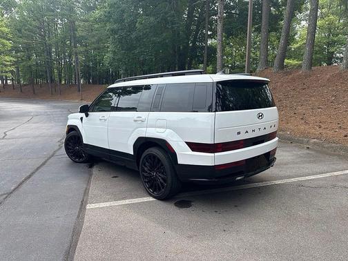 Serenity White 2025 Hyundai SANTA FE Calligraphy