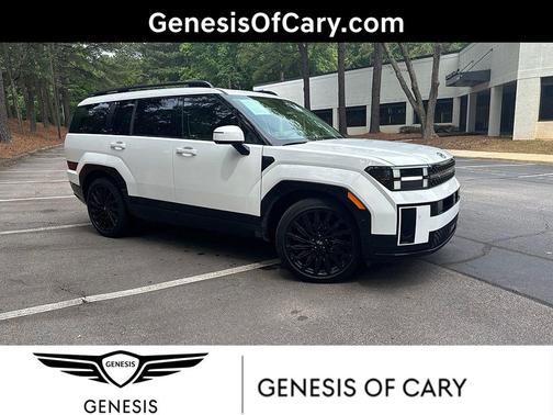 Serenity White 2025 Hyundai SANTA FE Calligraphy