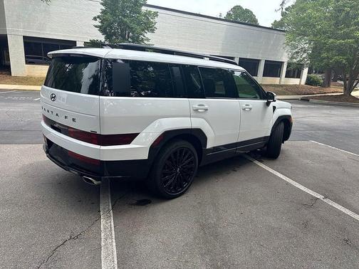 Serenity White 2025 Hyundai SANTA FE Calligraphy