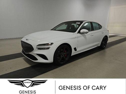 White 2026 Genesis G70 3.3T RWD Sport Prestige