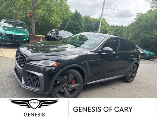 Santorini Black 2021 Jaguar F-PACE SVR P550 AWD Automatic
