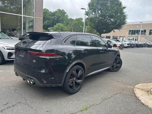 Santorini Black 2021 Jaguar F-PACE SVR P550 AWD Automatic