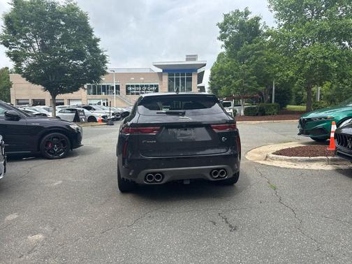 Santorini Black 2021 Jaguar F-PACE SVR P550 AWD Automatic