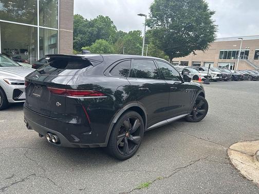 Santorini Black 2021 Jaguar F-PACE SVR P550 AWD Automatic