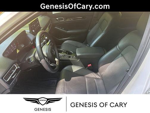 Platinum White Pearl 2025 Honda Civic Hybrid Sport