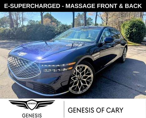 Capri Blue 2025 Genesis G90 3.5T e-SC AWD