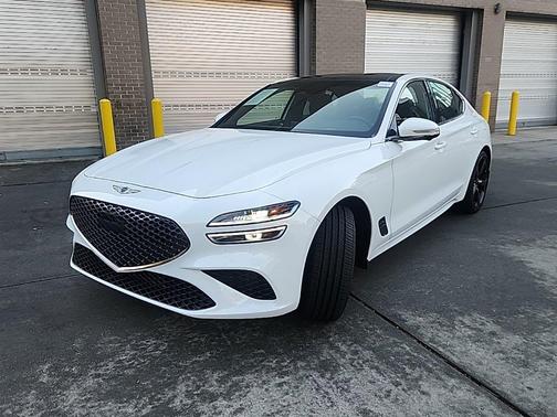 Alta White 2026 Genesis G70 3.3T AWD Sport Prestige