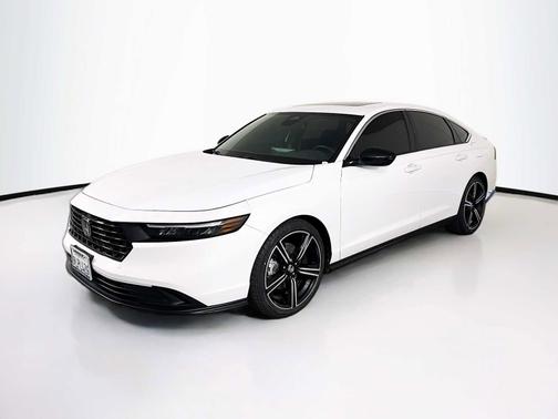Platinum White Pearl 2024 Honda Accord Hybrid