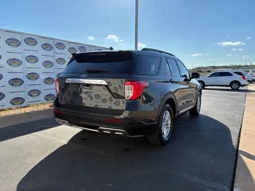 FORGED GREEN METALLIC 2023 Ford Explorer XLT