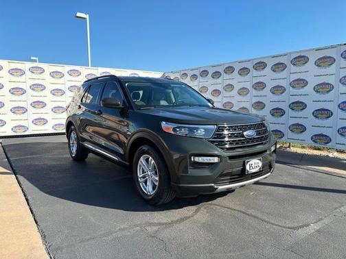 FORGED GREEN METALLIC 2023 Ford Explorer XLT