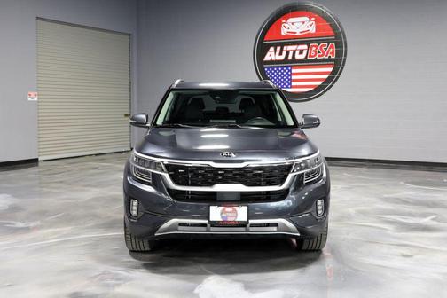 Gravity Gray 2021 Kia Seltos SX Turbo
