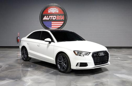 WHITE 2019 Audi A3 Premium