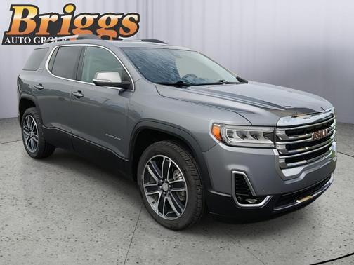 Satin Steel Metallic 2021 GMC Acadia SLT
