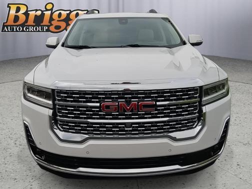 White Frost Tri-Coat 2022 GMC Acadia Denali